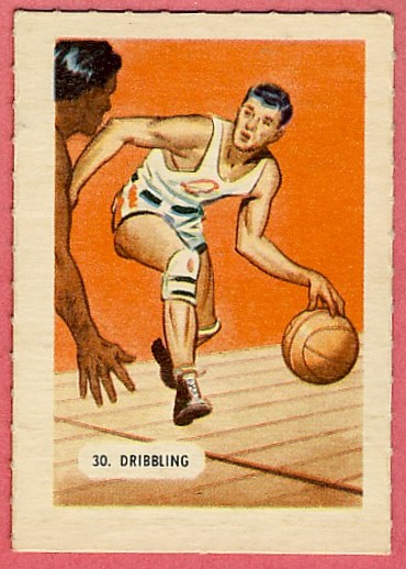 40K 1940s Kelloggs All-Wheat Basketball 2-30 Dribbling